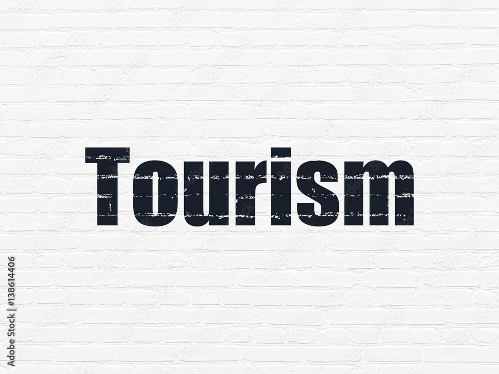 Vacation concept: Tourism on wall background Vacation concept: Tourism on wall background