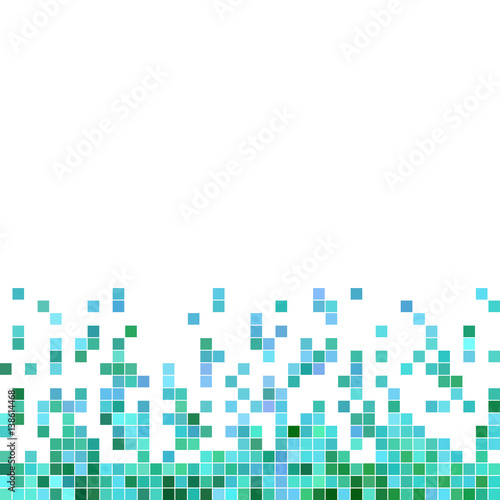 abstract vector square pixel mosaic background