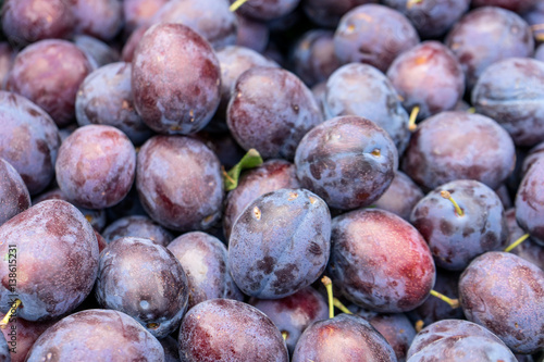 prunes / fresh, ripe plums