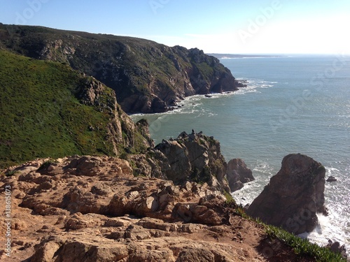 Cabo da Roca near Lisbon, westernmost point of continental Europe