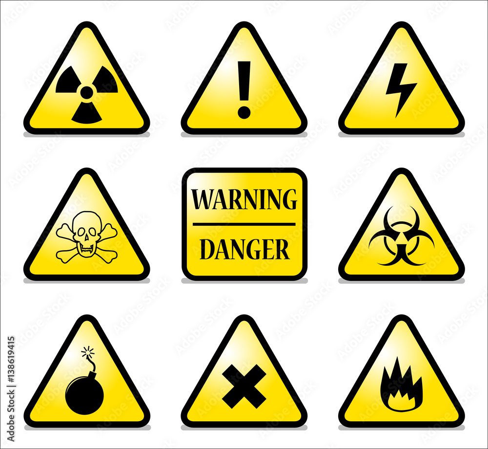 Yellow Hazard Triangles Yellow Hazard Triangles