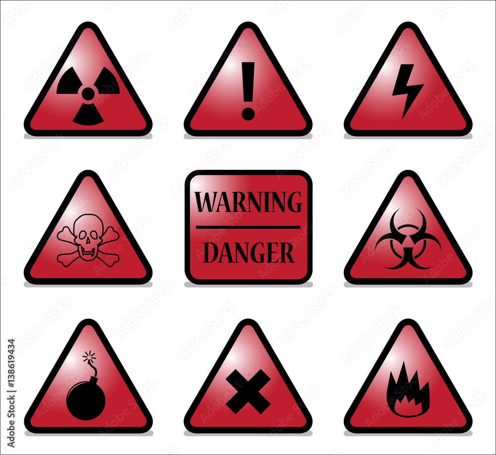 Red Hazard Triangles Red Hazard Triangles