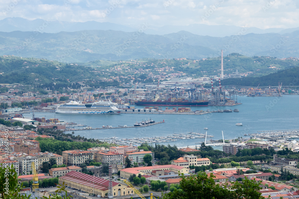 Naklejka premium Golf von La Spezia