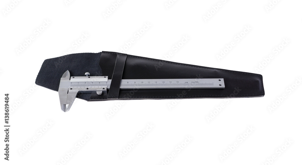 Caliper on white background Caliper on white background