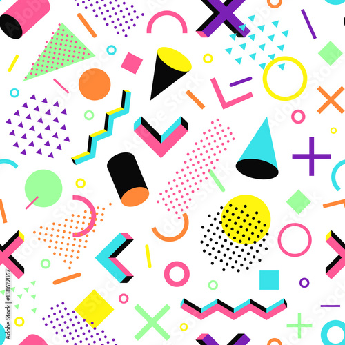 Pattern in the 90s style.