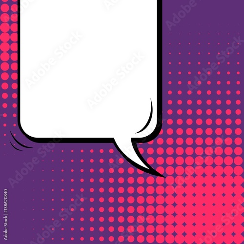 Abstract creative concept vector comic pop art style blank, layout template with clouds beams and isolated dots background. For sale banner, empty speech bubble set, illustration halftone book design.
