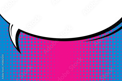 Abstract creative concept vector comic pop art style blank, layout template with clouds beams and isolated dots background. For sale banner, empty speech bubble set, illustration halftone book design.