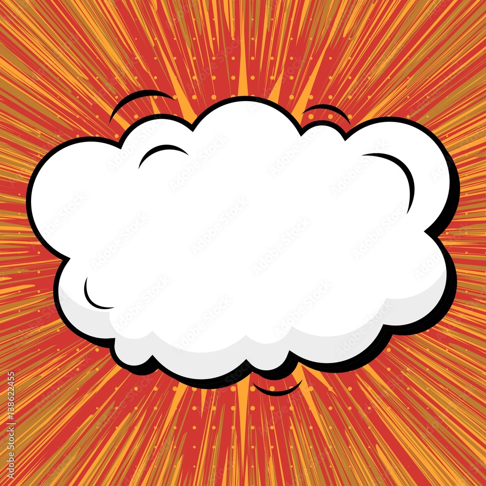 Abstract creative concept vector comic pop art style blank, layout template with clouds beams and isolated dots background. For sale banner, empty speech bubble set, illustration halftone book design. Abstract creative concept vector comic pop art style blank, layout template with clouds beams and isolated dots background. For sale banner, empty speech bubble set, illustration halftone book design.