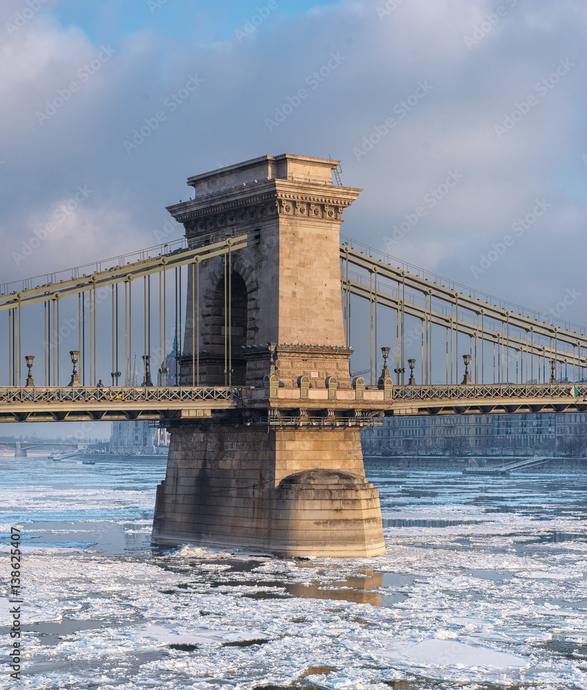 Obraz premium Budapest in winter