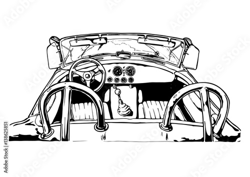 sport car interior