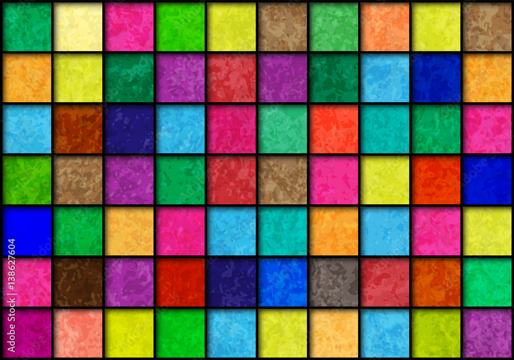 Abstract chequered color background illustration Abstract chequered color background illustration