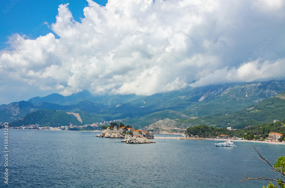 Budvan Riviera and Sveti Stefan island, Montenegro