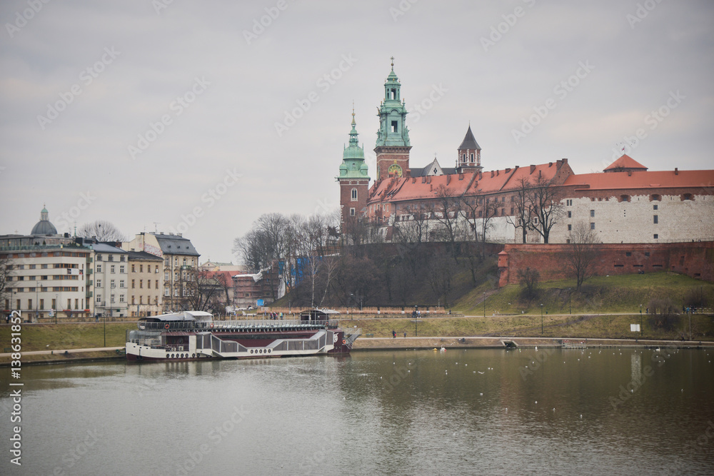 Naklejka premium Krakow city, Poland,