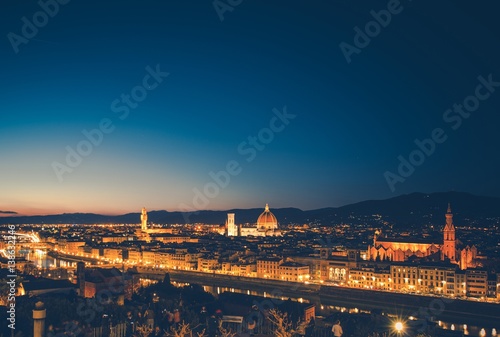 City of Florence During Dusk