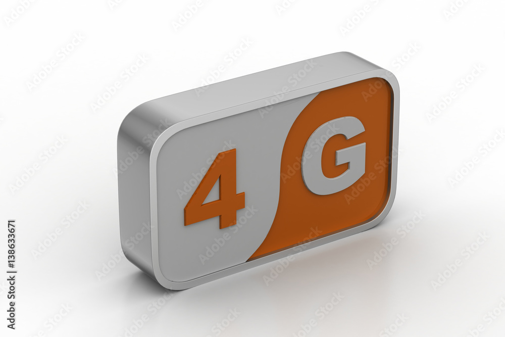 4g sign in the square 4g sign in the square