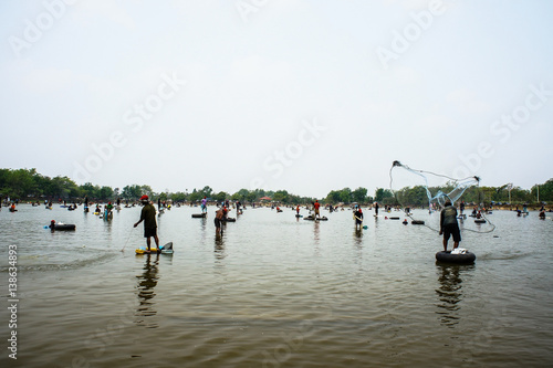 people on the beach