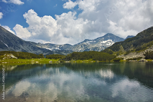 Amazing Landscape with Muratovo lake and Banderishki chukar peak,  Pirin Mountain, Bulgaria © Stoyan Haytov