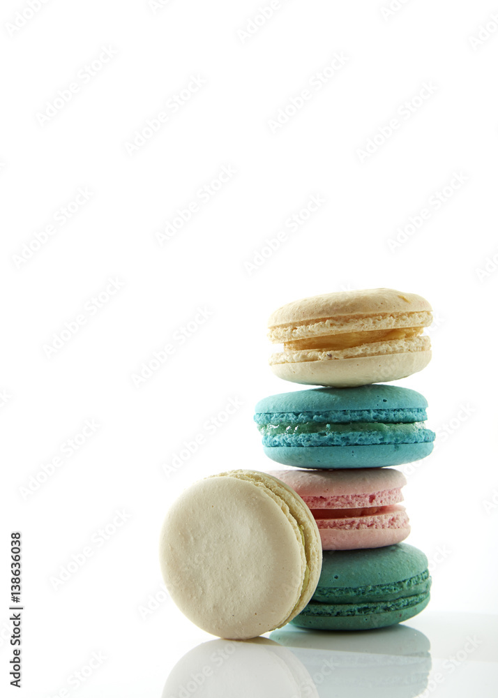 Sweet and colourful french macaroons Sweet and colourful french macaroons