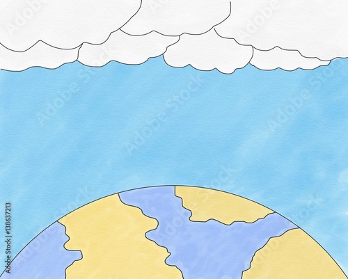 Abstract hand draw doodle p...