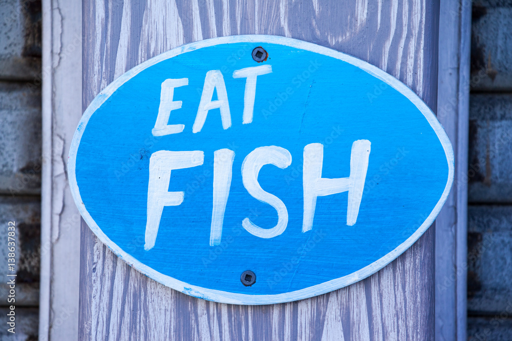 Fototapeta premium Eat Fish