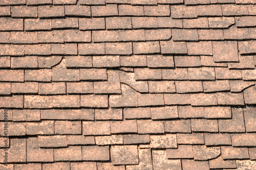 Obraz premium old orange grunge cray roof