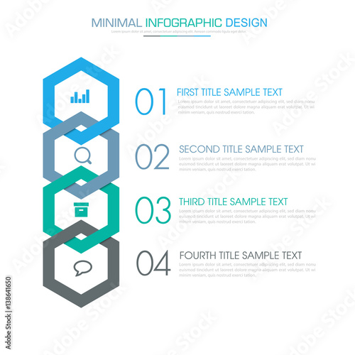 Infographic Elements with business icon on full color background  process or steps and options workflow diagrams,vector design element eps10 illustration