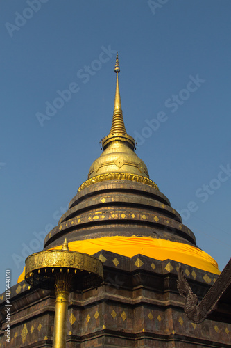 pagoda at Wat pratartlumpangluang,Lumpang Thailand