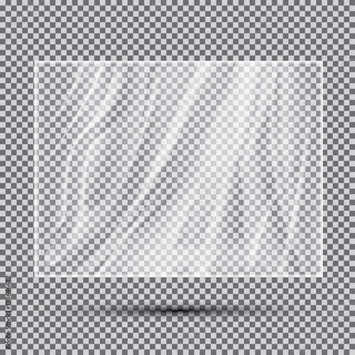 Transparent Light Polyethylene Banner.