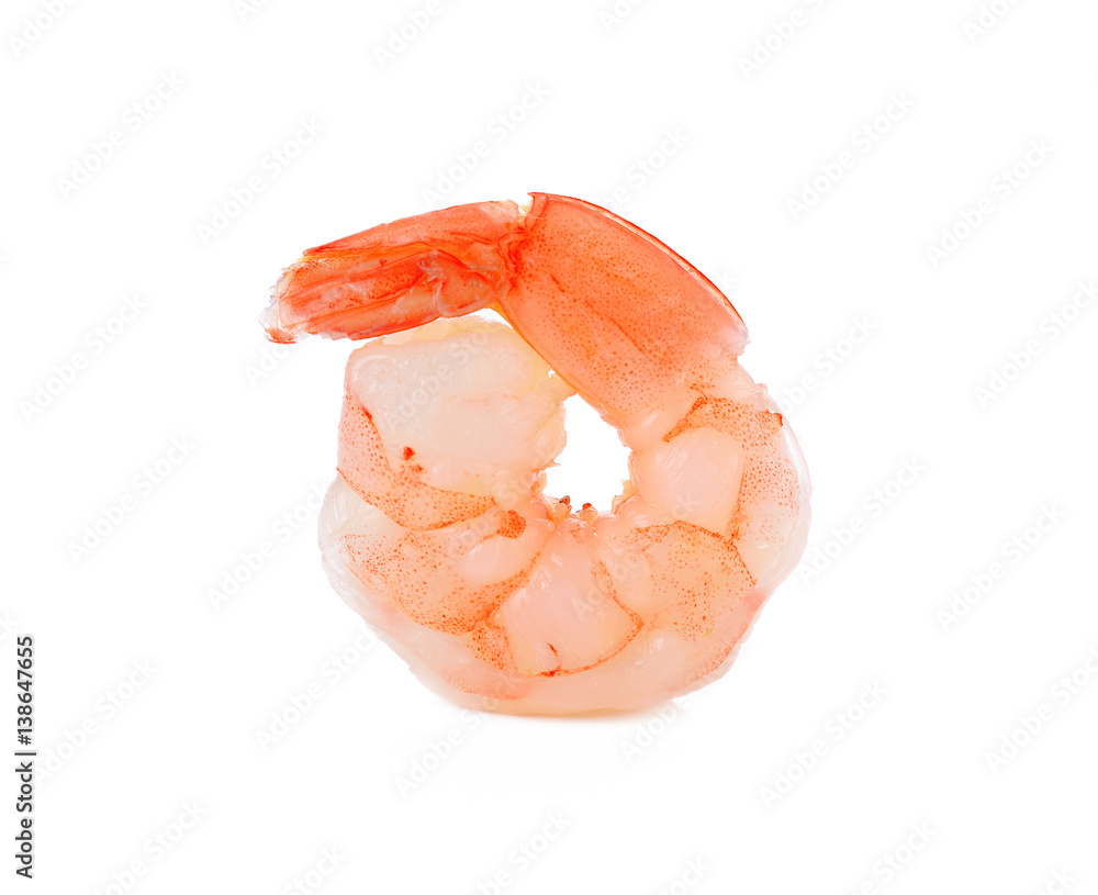 A Shrimp isolated on white background A Shrimp isolated on white background