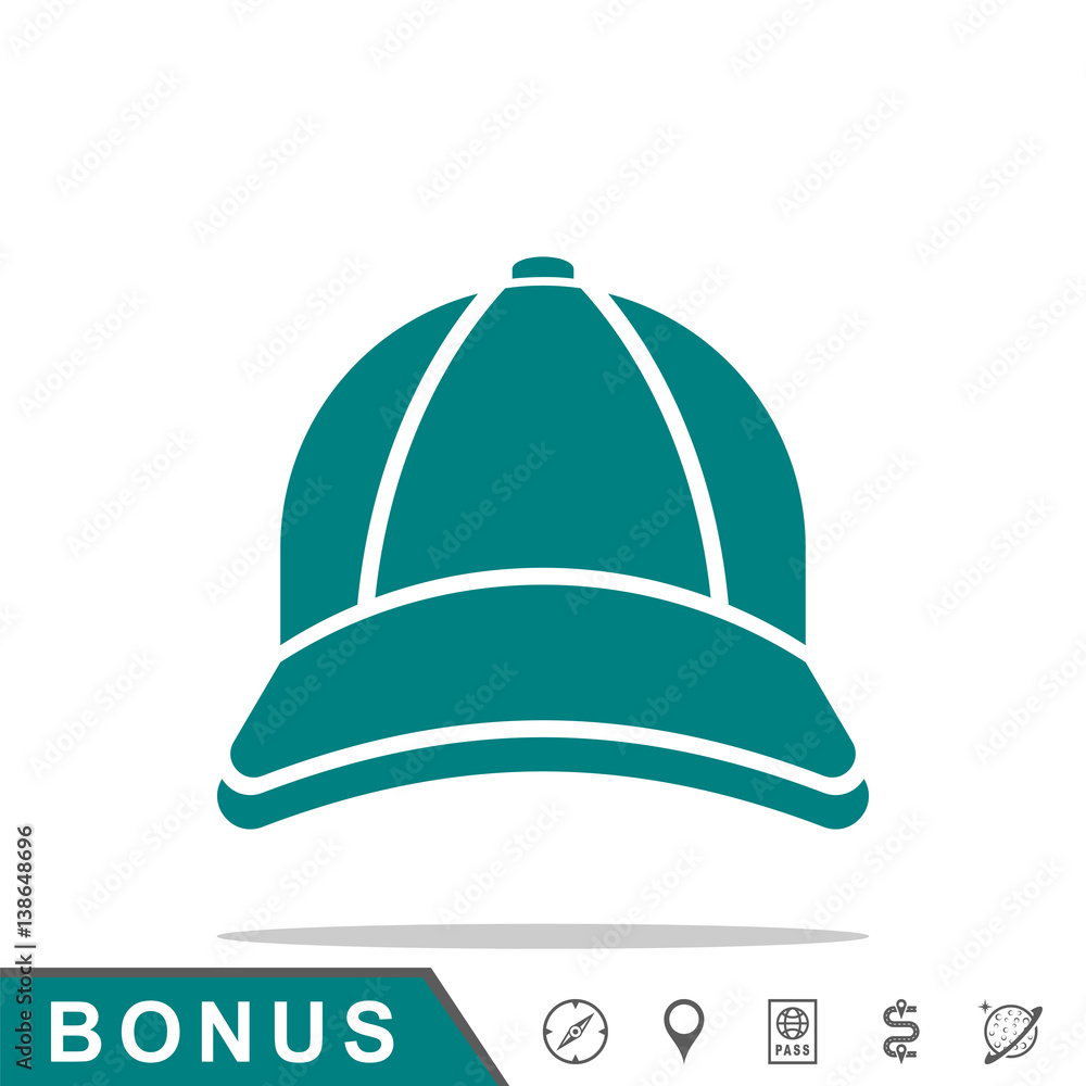 Fototapeta premium icon baseball cap