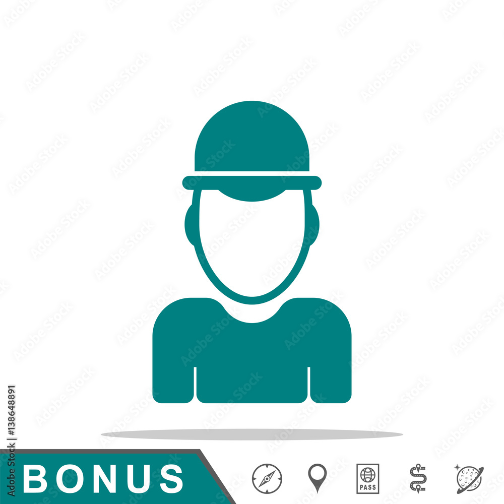 icon man in hat icon man in hat