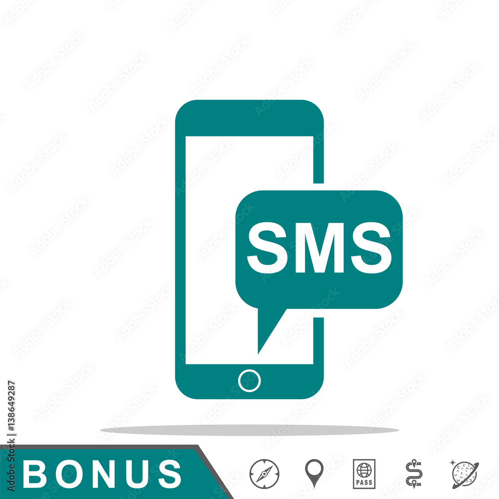 sms smartphone icon sms smartphone icon