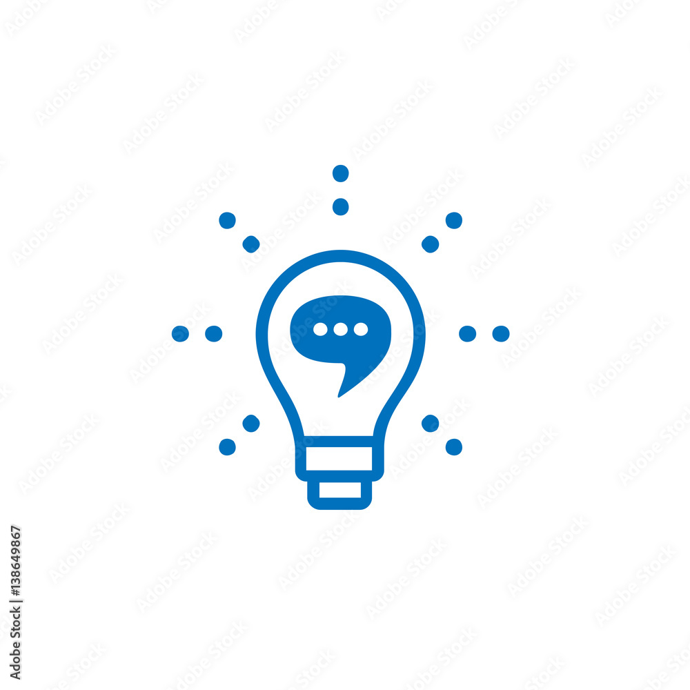 Bulb icon stock vector design Bulb icon stock vector design