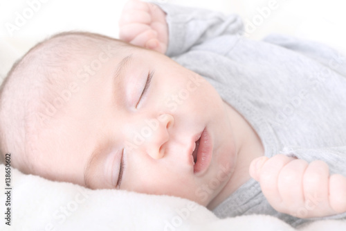 Newborn baby asleep