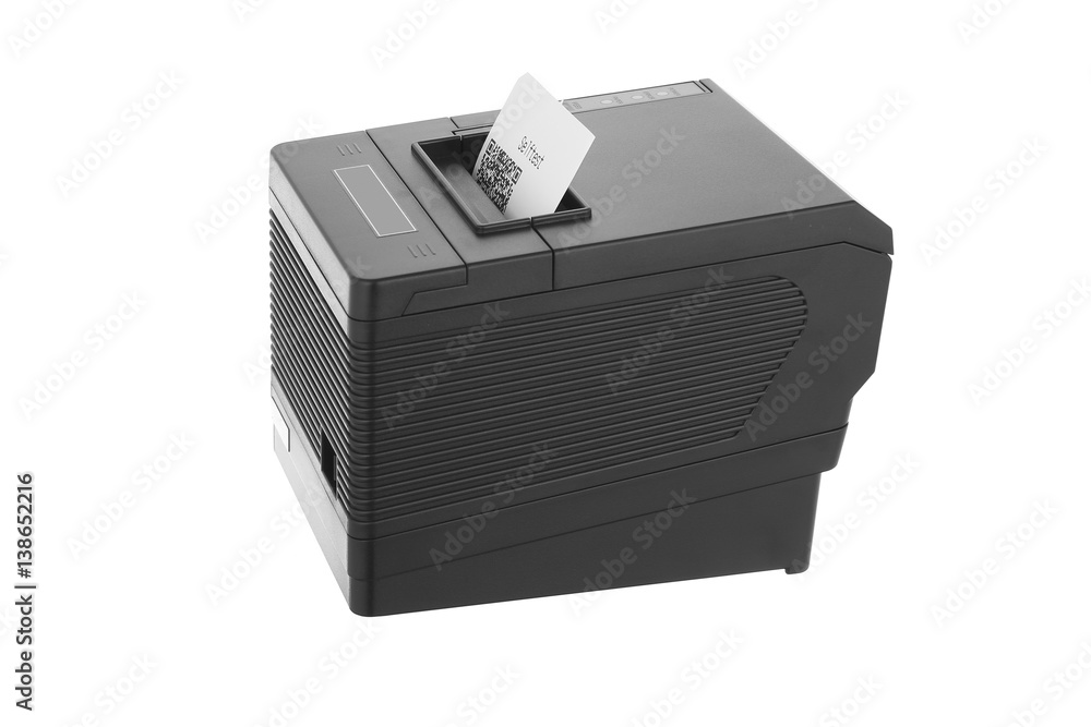 Black portable printer Black portable printer