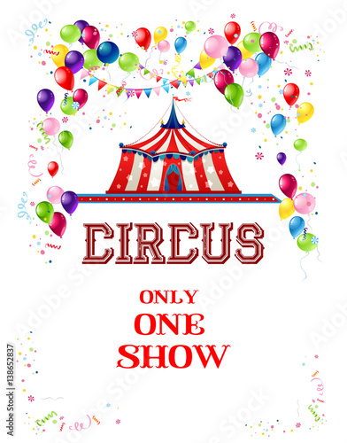 Happy circus poster