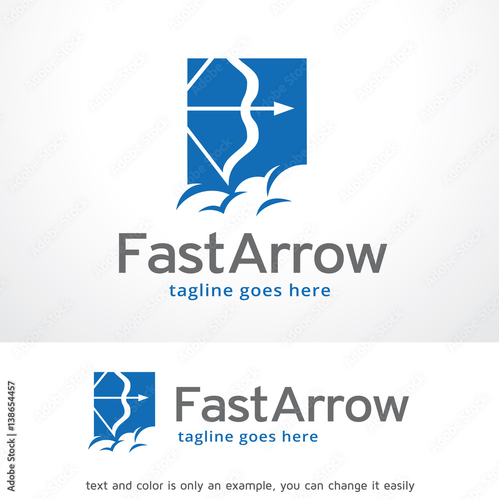 Fast Arrow Logo Template Design Vector Fast Arrow Logo Template Design Vector