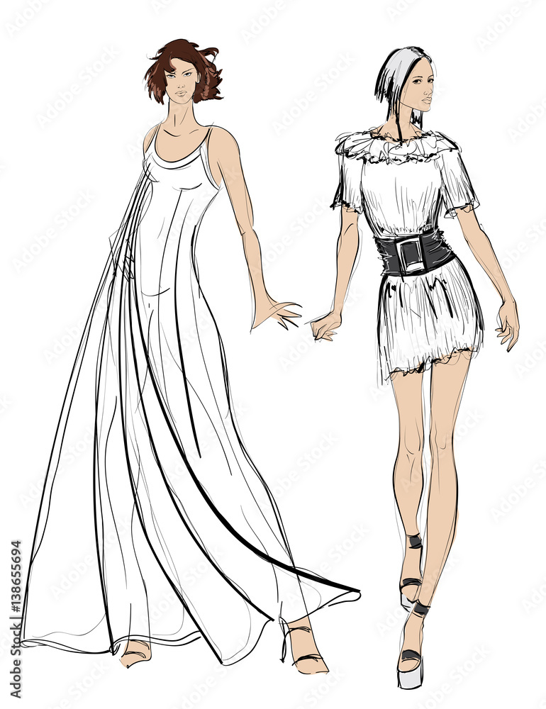 SKETCH. fashion girls