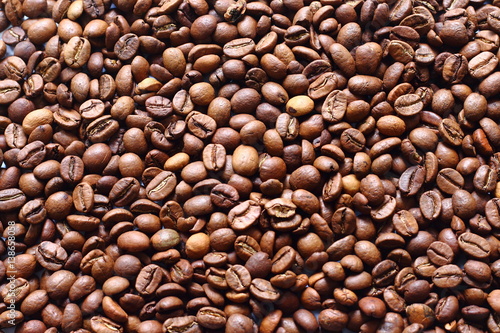 coffee beans isolated background