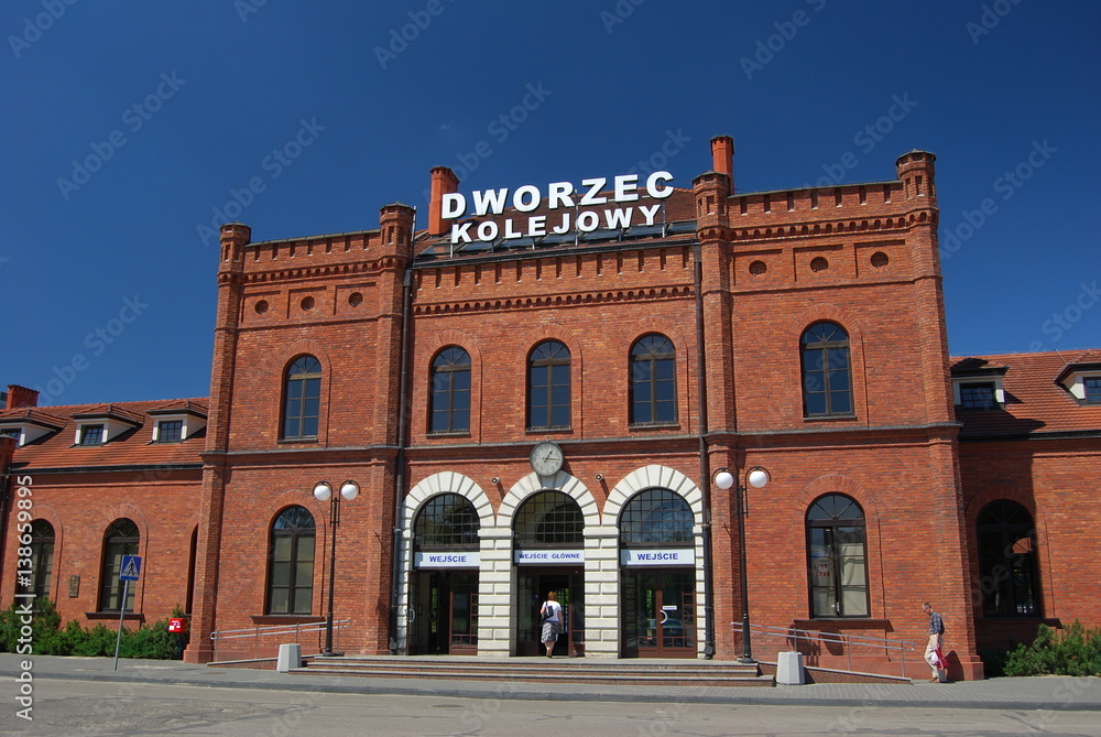 Skierniewice, Dworzec Kolejowy.