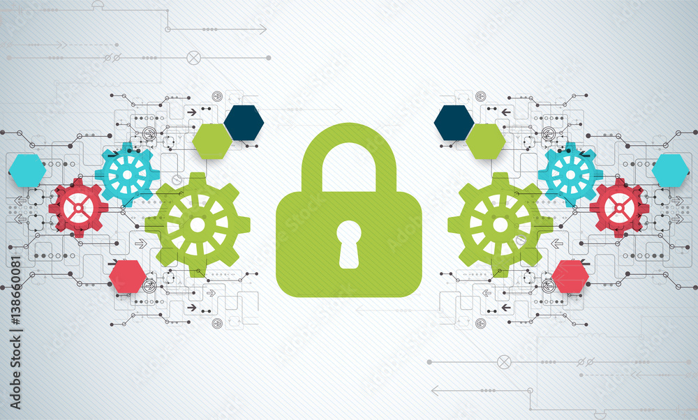 Protection concept. Security mechanism, system privacy. Protection concept. Security mechanism, system privacy.
