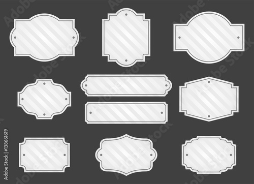 Vintage Labels Design Set