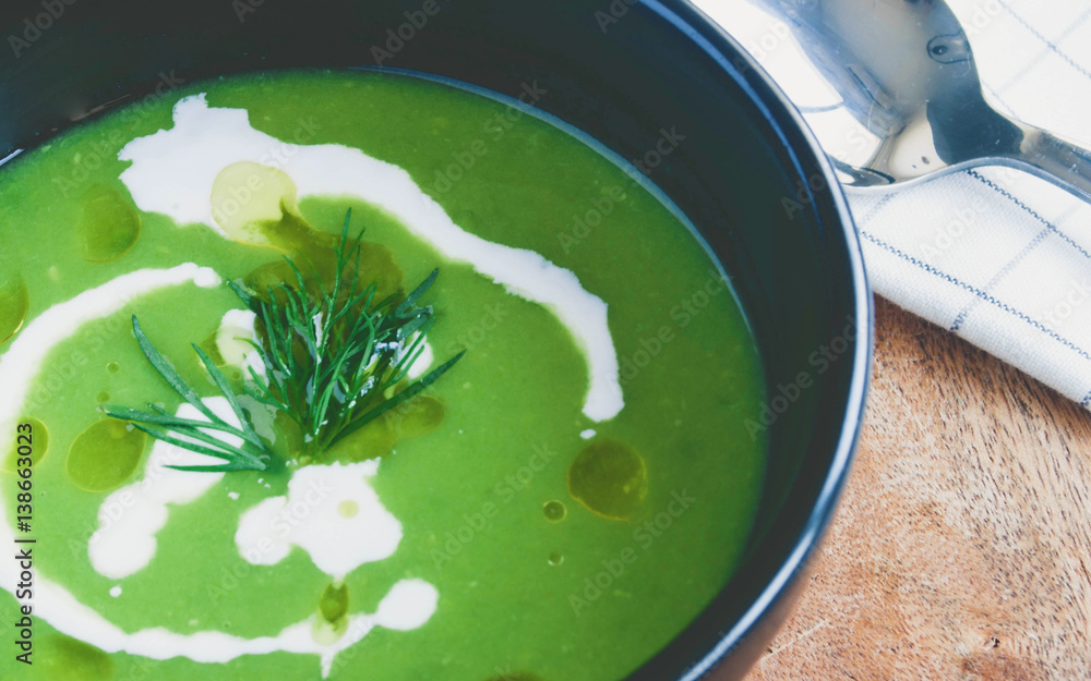 Pea Soup Stock Photo Adobe Stock