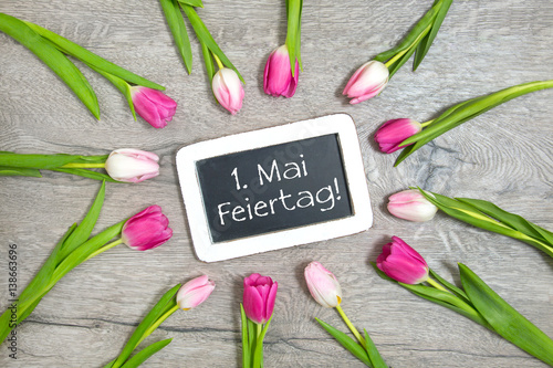 Fototapeta Naklejka Na Ścianę i Meble -  1. Mai Feiertag