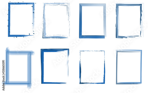 Rahmen Set blau 