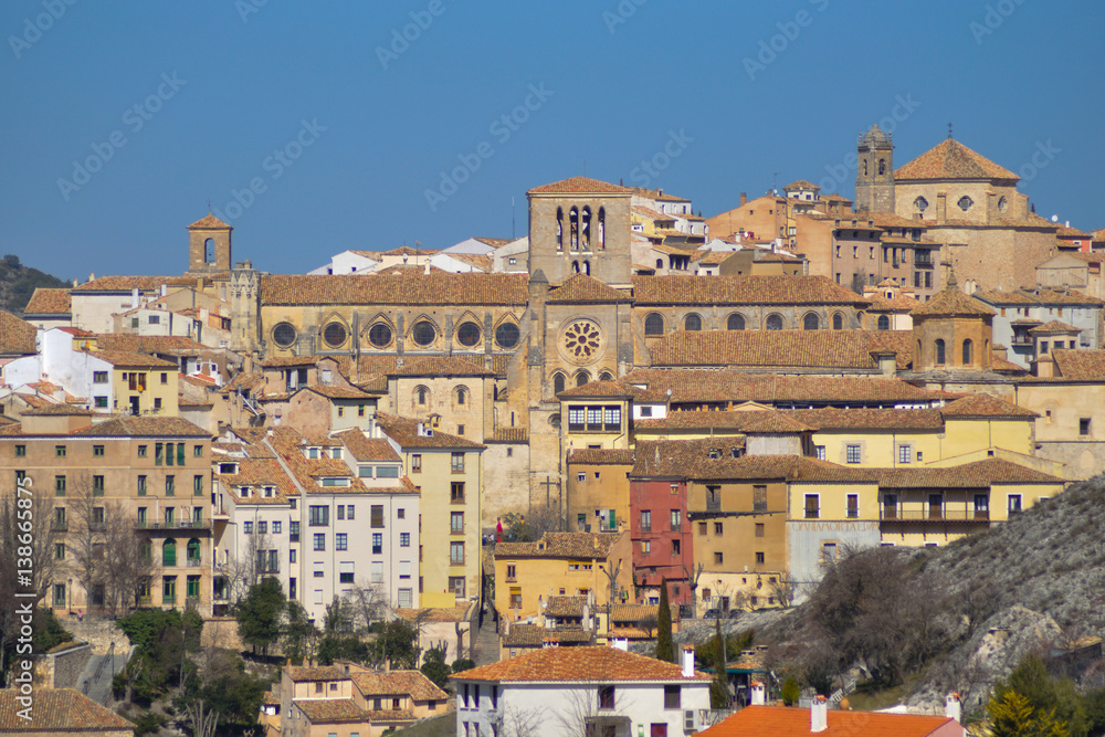 Vista de la cuidad de Cuenca, Castilla la Mancha