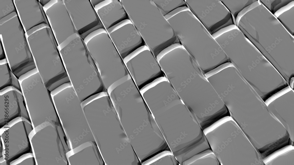 Abstract bricks background, 3 d render Abstract bricks background, 3 d render