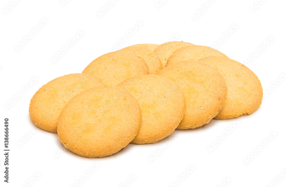 round cookies isolated