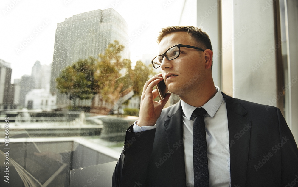 Telecommunication Talking Business Corporate Concept Telecommunication Talking Business Corporate Concept