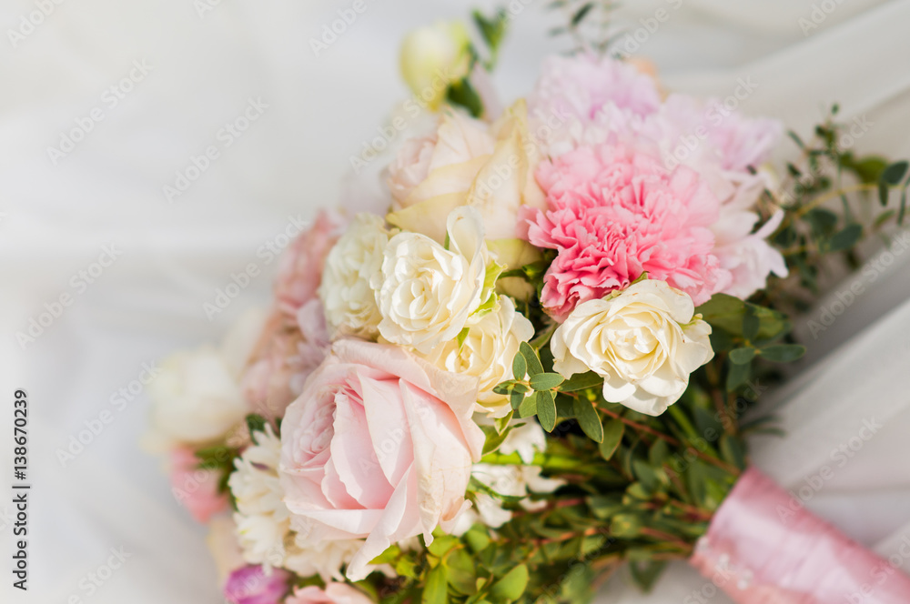 Wedding bouquet of the bride Wedding bouquet of the bride